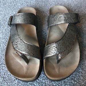 White Mountain Leather Sandals